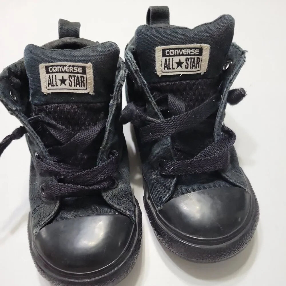 Converse Shoes Boys 10 Chuck Taylor All Star Sneakers Black‎ High Sneaker